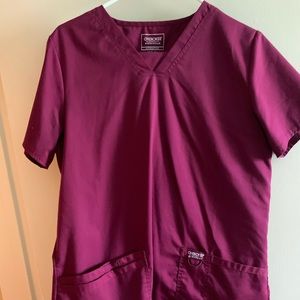 Brand new wine Cherokee scrubs NWOT
